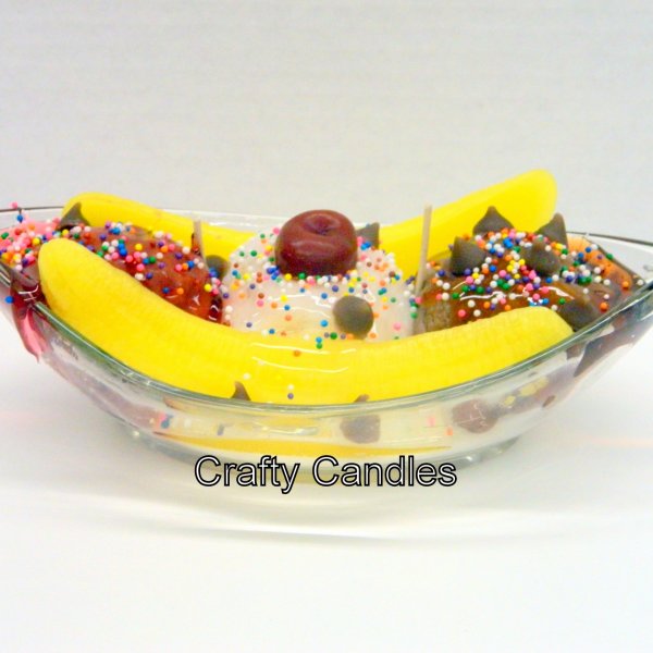 Banana Split Candle